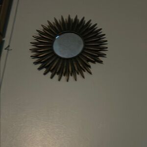 Sunburst Wall Mirror in Gold